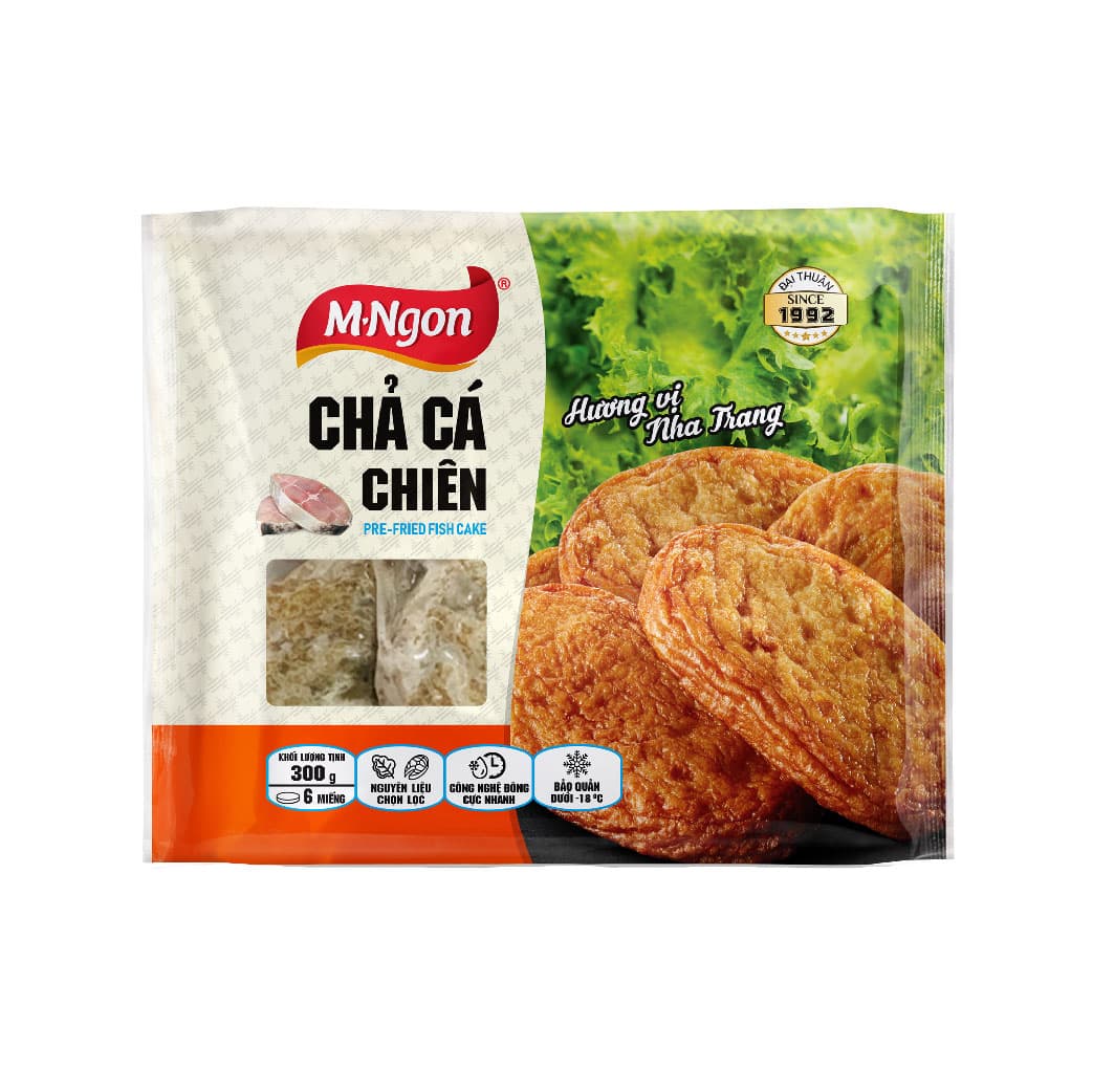 Pre-fried fish cake
