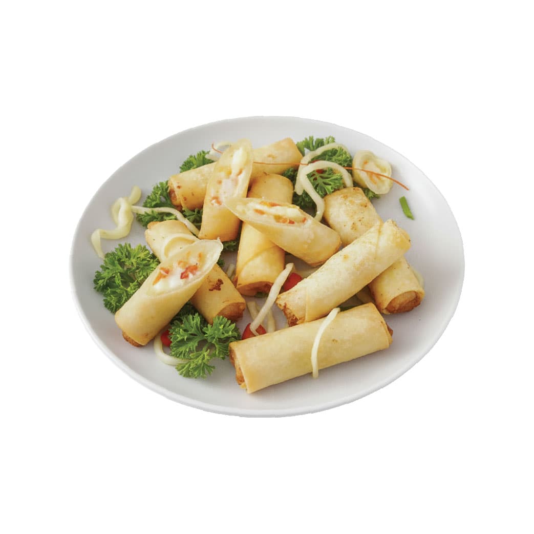 Cheese and seafood wheat spring rolls - 2