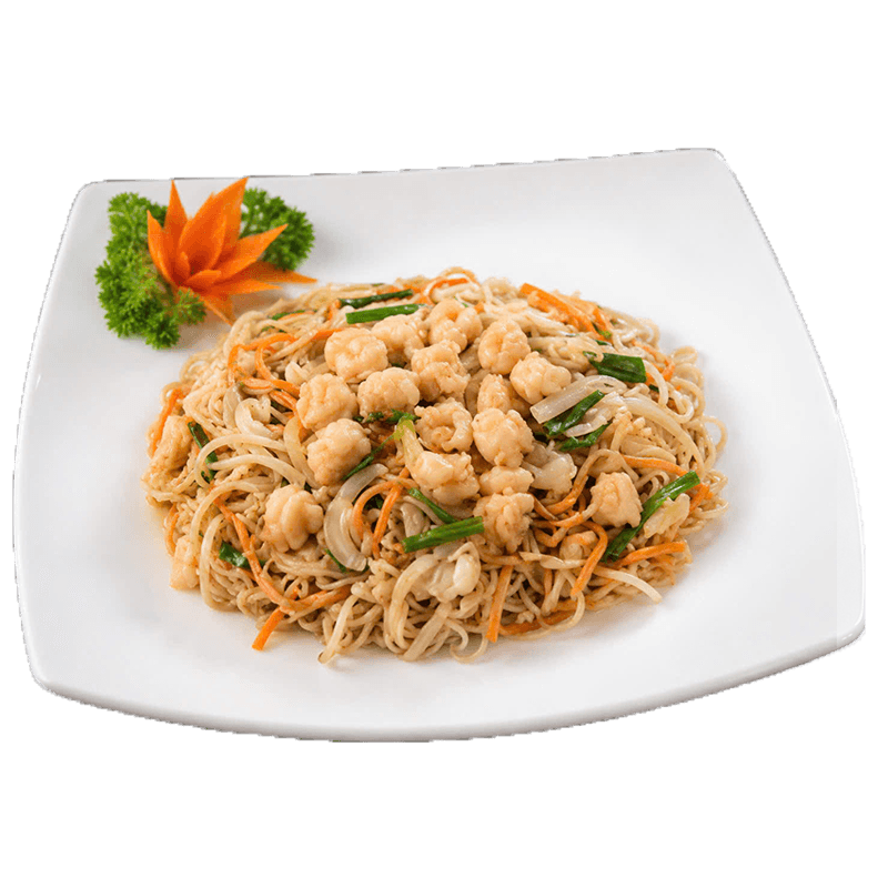 Shrimp stir-fried vermicelli